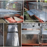 Tampungan kotoran kandang galvanis