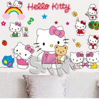 Jual WALLSTICKER TR75 HELLO KITTY CHEFF STICKER DINDING HK WALLPAPER Murah
