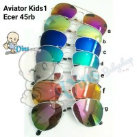 kacamata anak aviator mirror rayban