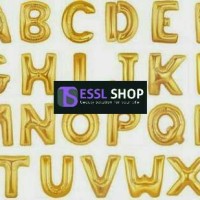 Jual Balon Foil Huruf Gold By Esslshop Murah