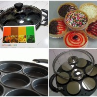 Jual snack maker 7 lubang, cetakan kue martabak mini Murah