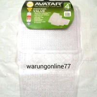 Karpet Mobil Avatar Putih Transparan