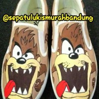 sepatu lukis tazmania vans