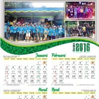 Jual kalender dinding 2016 32 x 48 cm (pribadi/organisasi) caturwulan Murah