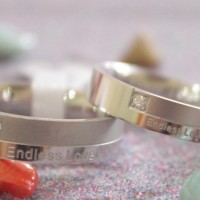 Jual 1 Pasang Cincin + Kotak Cincin Couple High Quality Kode CC-0011 Murah
