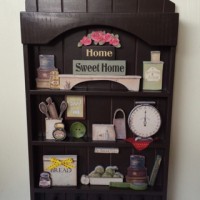 Jual Rak / Lemari Kayu / Tempat Gantungan Kunci Klasik / Key Holder Murah Murah