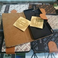 Leather Case Dompet Xperia Z Motif Gucci Guess