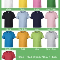 Kaos Polos Gildan Youth Premium 76000B Reguler Size