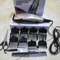 Jual WIGO W-520 CLIPPER PENCUKUR RAMBUT/SILVER ALAT CUKUR Murah