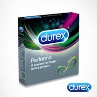 Jual kondom durex performa isi 3 buah tahan lama kontrasepsi KB pria wanita Murah