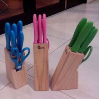 Jual Pisau Warna Cantik Oxone OX-961 Knife Set Color murahbagus berkualitas Murah
