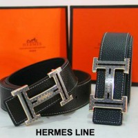 SABUK IKAT PINGGANG BELT GESPER PRIA COWOK PREMIUM HERMES LINE