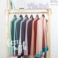 Bergo Hijab Alila Berry Ruffle