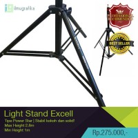 Light Stand / kaki lampu studio / tripod lampu Excell HIGH QUALITY
