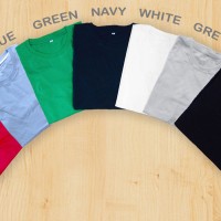 Jual Grosir Kaos Oblong / Kaos Polos DTG Premium 5 Size - Cotton Combed 30s Murah