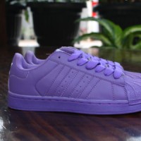 Sepatu Running/Gym Cewek Adidas Superstar Full Color (Purple)