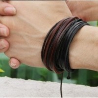 Jual GELANG KULIT GAUL UNISEX PRIA DAN WANITA LIMITED Murah
