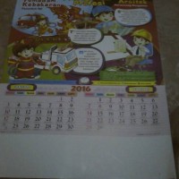 Jual Kalender 2016 for kids Murah