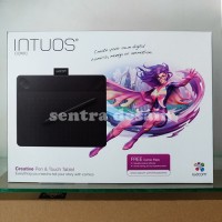 Jual Wacom Intuos Pen & Touch Comic Black CTH490 Pen Tablet Desain Grafis Murah