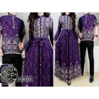 baju batik muslim couple bilqish