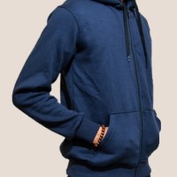 Jual Jaket Hoodie Zipper Polos Biru Navy Kualitas Distro Murah