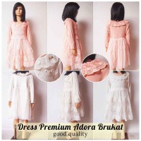 Jual Dress Premium Adora Brokat Murah