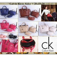 TAS CALVIN KLEIN CK ALDER 3RUANG SET 3 EMBOSS SEMI PREMIUM