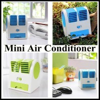 AC DUDUK MINI PORTABLE / KIPAS AC MINI DOUBLE BLOWER