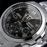 jam tangan pria Seiko Premier Kinetik SNP041p1 ( alba edifice fossil )