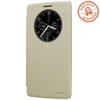 Harga Nillkin Sparkle Flip Case Cover LG G4 Stylus Gold Murah