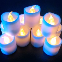 Jual Lilin Elektrik LED FLAMELESS Menyala Kuning Murah