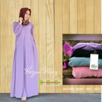 AGH Gamis Hazna Syari (Dress, Busana muslim wanita, dan baju muslimah)