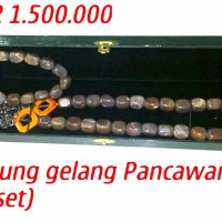 Jual Kalung & Gelang Batu Pancawarna Garut (1 Set ) Murah