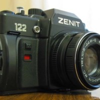 Kamera Analog SLR ZENIT 122 + Lensa Hellios 44M plus Jupiter -21M