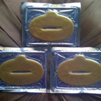 Jual Masker Bibir Emas - Gold Collagen Lip Mask Murah