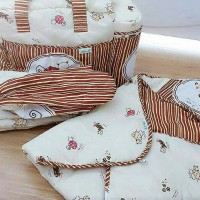 little queen set 3in1 tas, selimut topi, gendongan samping sling bayi