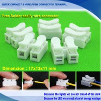 Terminal Sambungan Kabel 2 Pin Model Jepit 1,7 cm
