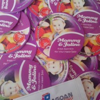 Jual CETAK STIKER LABEL MAKANAN/CAKE/FROZEN FOOD BENTUK BULAT Murah