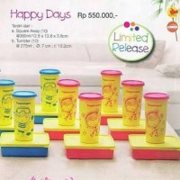 Tupperware Happy Days (Lunch Box + Tumbler)