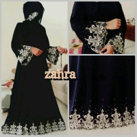 Jual Baju gamis pesta Zahra | Dress jumbo-longdress flower-party muslimah Murah