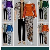 Couple Setelan Rok Panjang N Blouse Batik SEMI SUTERA TIARA