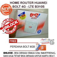 Jual HOME ROUTER HUAWEI B310S BOLT 4G LTE + PERDANA BOLT (NEW) ~MODEM MURAH Murah