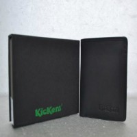 Dompet Full Kulit Sapi Asli Pria Kickers Hitam Tanpa Lapisan Kain DK01