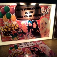 lampu hias pop 3d foto unik birthday
