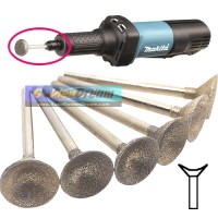 Jual Mata Die Grinder Diamond Mangkok Cekung 10mm Gerinda Mini Round Bit Murah