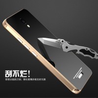 Jual CASING XIAOMI REDMI NOTE 2 METAL ALUMUNIUM TEMPERED GLASS BACK CASE Murah
