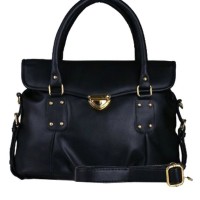 Jual DISKON : Viyar Verain Satchel Bag - Black Murah