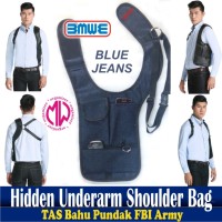 Jual Anti-thief Hidden Underarm Shoulder Bag tas bahu pundak fbi gadget hp Murah