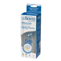 Jual Dr. Brown wide neck single pack 120ml, botol susu BPA free, murah Murah