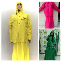 Jual Jas Hujan SUNFLOWER ROK / Ladies / Women Raincoat / Muslimah Murah